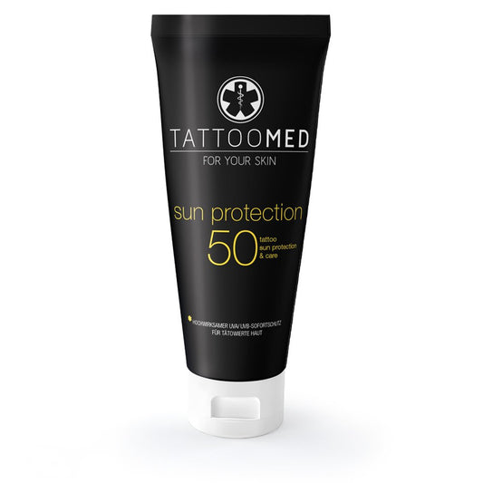 TattooMed Sun Protection SPF 50 – Sun Protection for Tattooed Skin – Pack of 1 (1 x 100 ml)