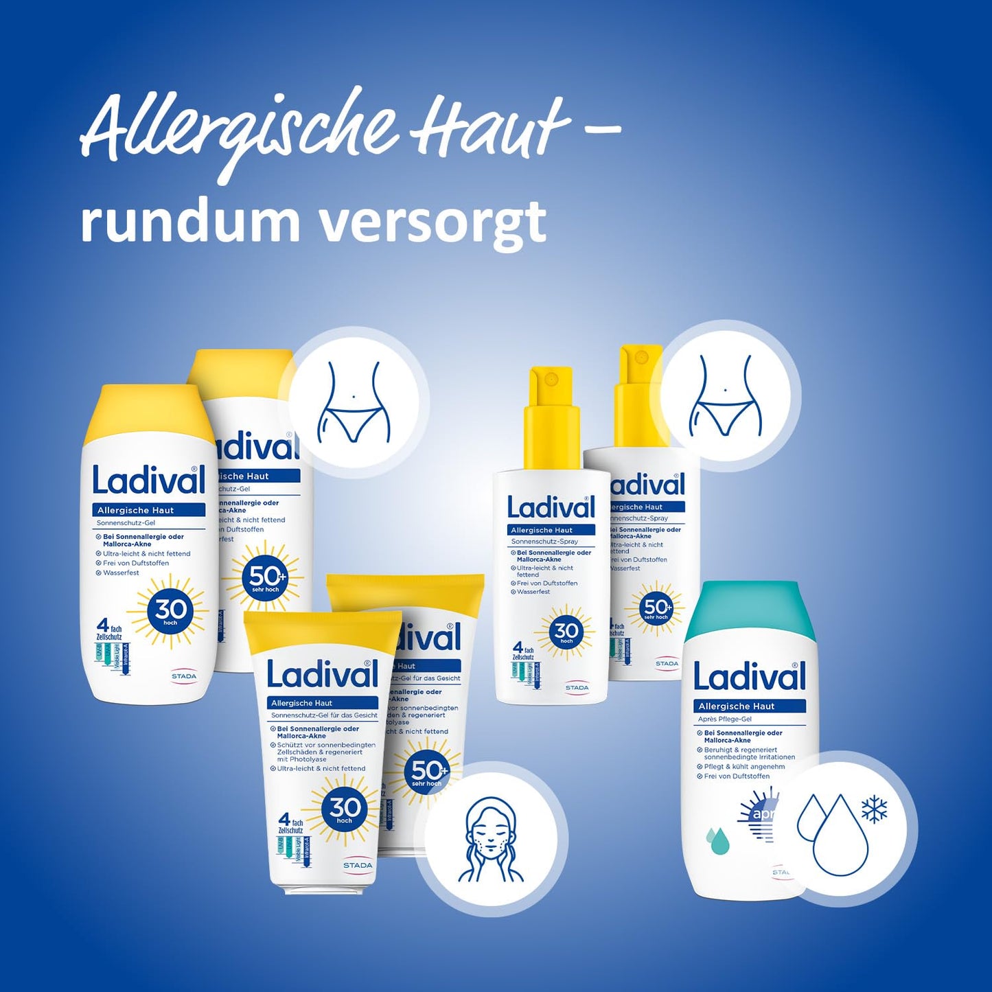 LADIVAL Allergic Skin Sun Protection Spray SPF50+ 150 ml