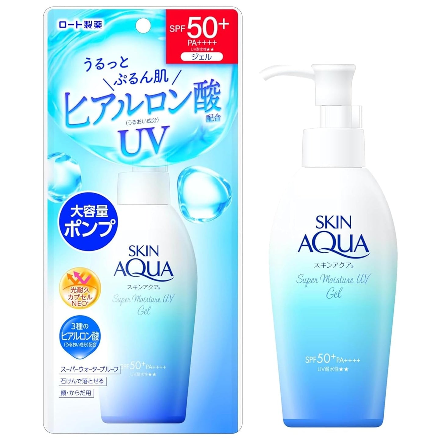 Skin Aqua Sunscreen Super Moisture Gel SPF50+PA+++ 140g